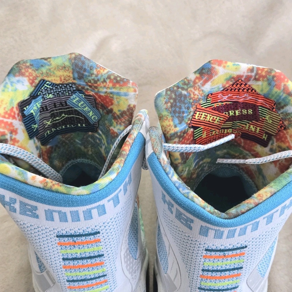 Nike Kobe 9 Elite What The Kobe WTK Flyknit Multicolor High Top Basketball Shoes - Picture 9 of 16